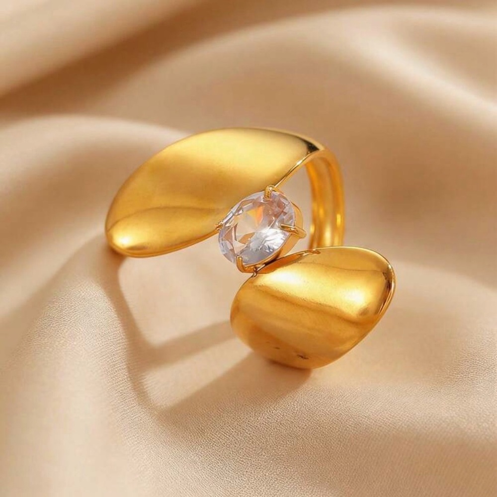 18k gold plated stainless steel Ring